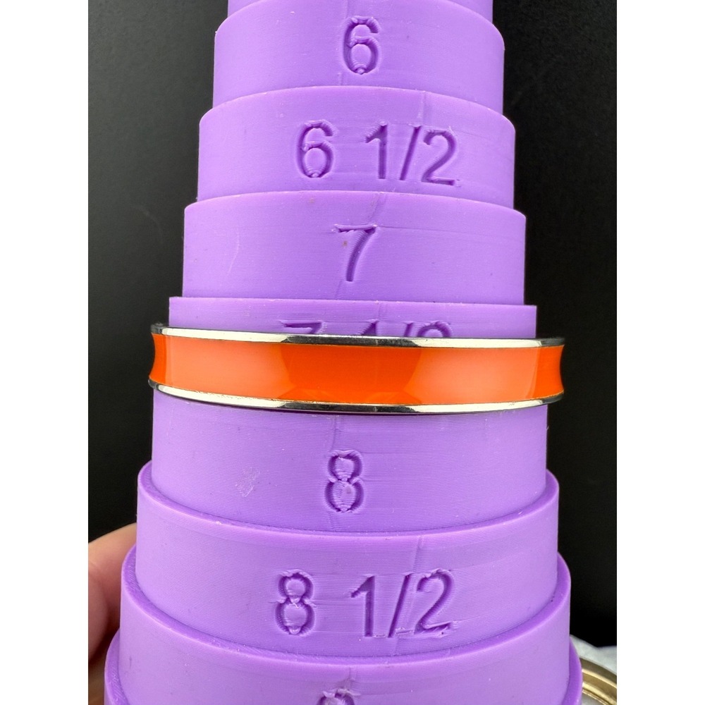 Vintage Stackable Enamel Bangle Set - image 3